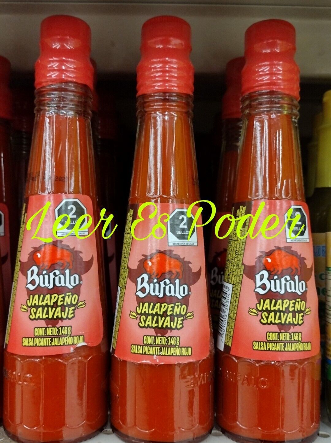 3X BUFALO SALSA JALAPENO SALVAJE - 3 OF 150g EACH - FREE PRIORITY SHIPPING - $18.37