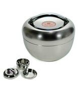 STAINLESS STEEL INSULATED LUNCH BOX 1 liter 30 oz Bento Tiffin Stacking ... - $90.34 MXN