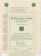 Lot of 35th National 4 H Club Congress Items 1956 Chicago Illinois Conra... - £53.08 GBP