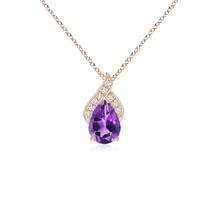 Authenticity Guarantee

ANGARA 0.65 Ct Solitaire Pear-Shaped Amethyst Flame P... - £598.02 GBP