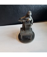 1974 THE FRANKLIN MINT &quot;THE CANDLEMAKER&quot; FINE PEWTER FIGURINE MEASURES 4... - $12.99