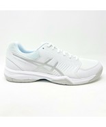 Asics Gel-Dedicate 5 White Silver Womens Tennis Court Shoes E757Y 0193 - £43.41 GBP