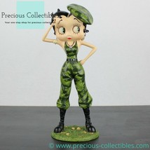 Extremely rare! Betty Boop as soldier statue. King Features. - £379.22 GBP