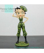 Extremely rare! Betty Boop as soldier statue. King Features. - £371.37 GBP