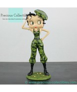 Extremely rare! Betty Boop as soldier statue. King Features. - £379.22 GBP