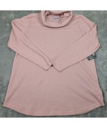 Columbia Women&#39;s Large Holly Hideaway™ Waffle Cowl Neck Pullover Pink NWT - $65.79