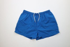 Vintage 90s Lands End Mens XL Blank Above Knee Unlined Shorts Baggies Ny... - £31.25 GBP