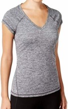 Ideology Women&#39;s Rapidry Heathered Performance T-Shirt (Mid Grey Storm, ... - $180.84 MXN
