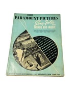 Parmount Pictures Third Song Folio Music Book Lots of photos Vintage 193... - $29.44