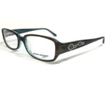 Vivian Morgan Eyeglasses Frames 8004 STONE/BLUE Brown Blue Rectangular 5... - $46.54