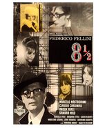 Archive Cinema '8 1/2' Poster -- 11" x 17" Fellini Wall Art - $14.95