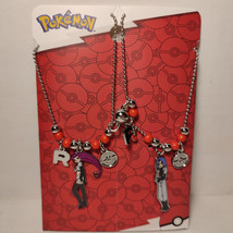 Pokemon Jessie And James Team Rocket Necklace Official Nintendo Charm Pendant - $24.18