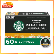 K-Cup Coffee Pods Blonde Roast Coffee With 2X Caffeine Veranda Blend For... - $91.09