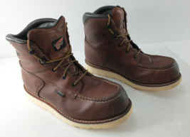 Red Wing Work Boot STYLE 2415 Safety Toe, 6&quot; Waterproof MENS SIZE 9 2E WIDE - £119.13 GBP