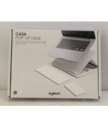 Logitech Casa Pop-Up Desk Foldaway Desk Kit w/ Laptop Stand, Keyboard &amp; ... - $236.94 CAD