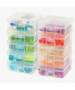 CraftNest Clear Stackable Art Supply Organizers - 10 Pack for Pencils, C... - $60.20 CAD