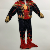 Marvel Spiderman Integrated Suit Child Boys Light Up Muscle Costume Medium 8-10 - £11.66 GBP