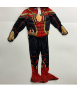 Marvel Spiderman Integrated Suit Child Boys Light Up Muscle Costume Medi... - £11.87 GBP