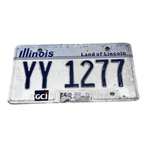 Vtg 1992 Illinois Land Of Lincoln Collectible License Plate Original Tag YY 1277 - $9.27