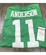 Robby Anderson New York Jets Signed Auto Green XL Jersey JSA Witnessed COA - $89.09