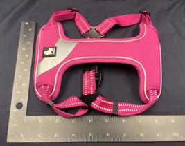 NEW True Love Dog Harness Fushcia Pink No Pull Vest Reflective Medium - £8.98 GBP