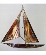 Nautical Sailboat Metal Wall Art  16 3/4&quot; tall x 17 1/2&quot; wide - $48.43