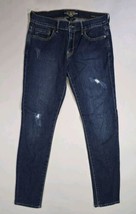 Lucky Brand Sweet&#39;N Low Women&#39;s 4/27 30x33 Dark Wash Blue Denim Jeans Di... - $15.77