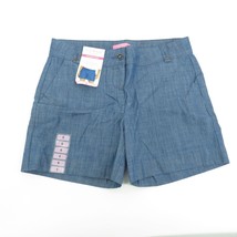 Isaac Mizrahi Womens Tailored Blue Shorts 6 New With Tags - £11.68 GBP