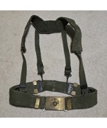 VTG USMC M1956 Horizontal Weave LBE OD Web Belt Size L Suspenders Brass ... - €203,91 EUR VTG USMC M1956 Horizontal Weave LBE OD Web Belt Size L Suspenders Brass ... - €203,91 EUR