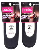 2x 2pair=4Pairs Peds Liner Loafer Socks Low Cut Shoe Size 5-10 Ladies Bl... - $332.76 MXN