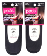 2x 2pair=4Pairs Peds Liner Loafer Socks Low Cut Shoe Size 5-10 Ladies Bl... - $326.61 MXN