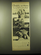 1948 Jergens Lotion Ad - Stockholm was heaven the day Bill kissed my hand - £14.48 GBP