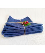 Linen Napkins Set of 4, 6, 8, 12 Cloth Dinner Napkins  40 x 40 cm - $12.69+