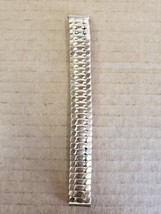 STYLORD USA gold Stainless stretch Band 1970s Vintage Watch Band W127 - £44.25 GBP