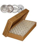 Direct-Fit Airtight 21mm Coin Capsule Holders For NICKELS (QTY: 250) - £44.81 GBP