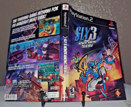 Sly 3 Honor Among Thieves Box Art Slip Cover Only For PlayStation 2 Authentic - $14.00