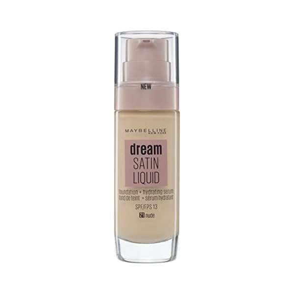 Maybelline Dream Satin Liquid Foundation, 30 ml - 21 Nude  - £16.57 GBP