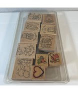 Assortment of Stampin Up Sentiments Rubber Stamp Set - £7.07 GBP