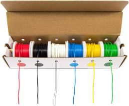 Electronix Express 22 Gauge Stranded Hook Up Wire Kit, 6 Colors, 150ft - $56.42