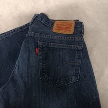 Levi&#39;s 569 Blue Jeans 29x30 Dark Wash Relaxed Straight Leg - $32.95