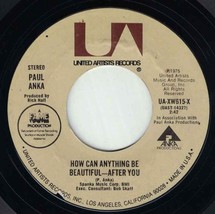 Paul Anka 45 I Don&#39;t Like To Sleep Alone / How Can Anything Be Beautiful C11 - £3.12 GBP
