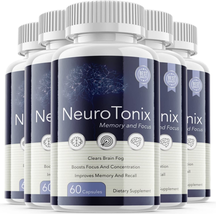 5-Pack - Neurotonix Brain Booster, Focus, Memory, Clarity, Nootropic Supplement - £99.19 GBP