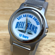 Unused ESP Bienne Bell Trans Safe Driving Award Men Analog Quartz Watch~New Batt - £21.59 GBP