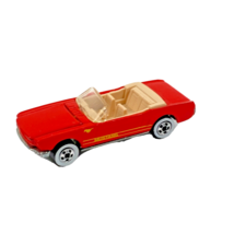 Hot Wheels Mattel 65 Ford Mustang Convertible 1983 Red Diecast Toy Car - £7.02 GBP