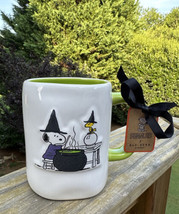 SNOOPY Woodstock Rae Dunn Peanuts Halloween Mug NEW Cup 2023 Witch Hat Cauldron - £19.97 GBP