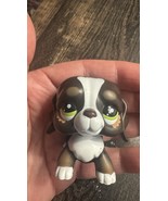 LPS Authentic Littlest Pet Shop Walkables #2121 Dark Brown Dog Green Eye... - $111.80 MXN