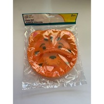 New Angel Of Mine Hard Plastic Orange Tiger Pack of 2 Kids Divided Plate - $7.69