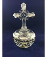 Gorham Crystal Cross Box blue sones and silvertone band NIB - $35.11 CAD
