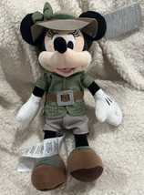 Disney Parks Animal Kingdom Minnie Mouse Safari Plush 13&quot; NWT - $45.99