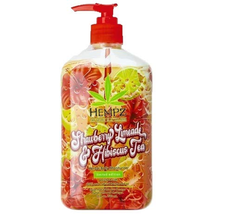 Hempz Strawberry Limeade & Hibiscus Tea Body Lotion, 17 fl oz (Retail $30.00) image 1